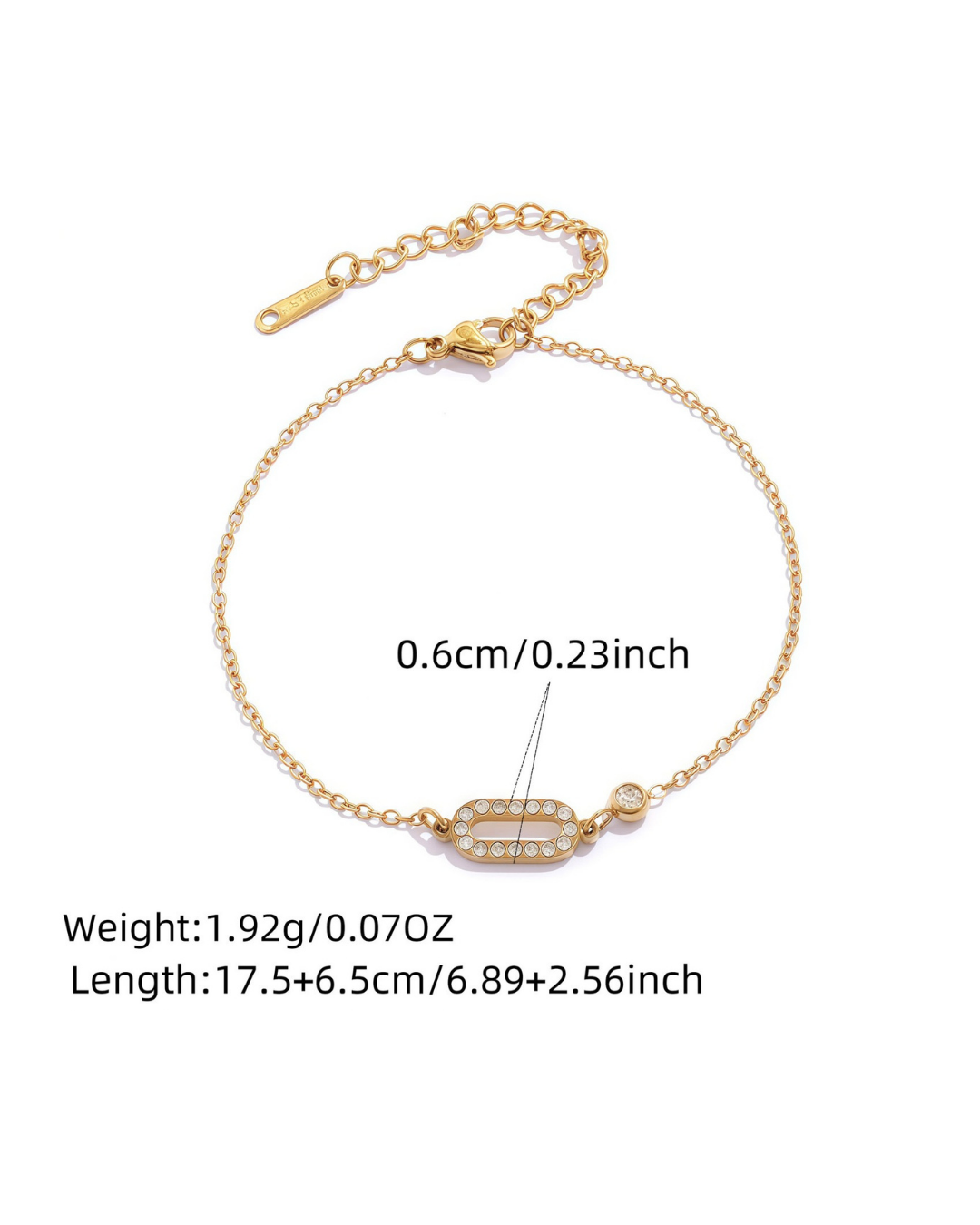 Closed Off Diamond Bracelet