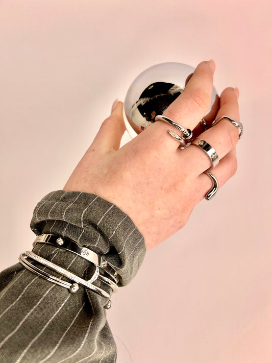 Wavey Adjustable Ring