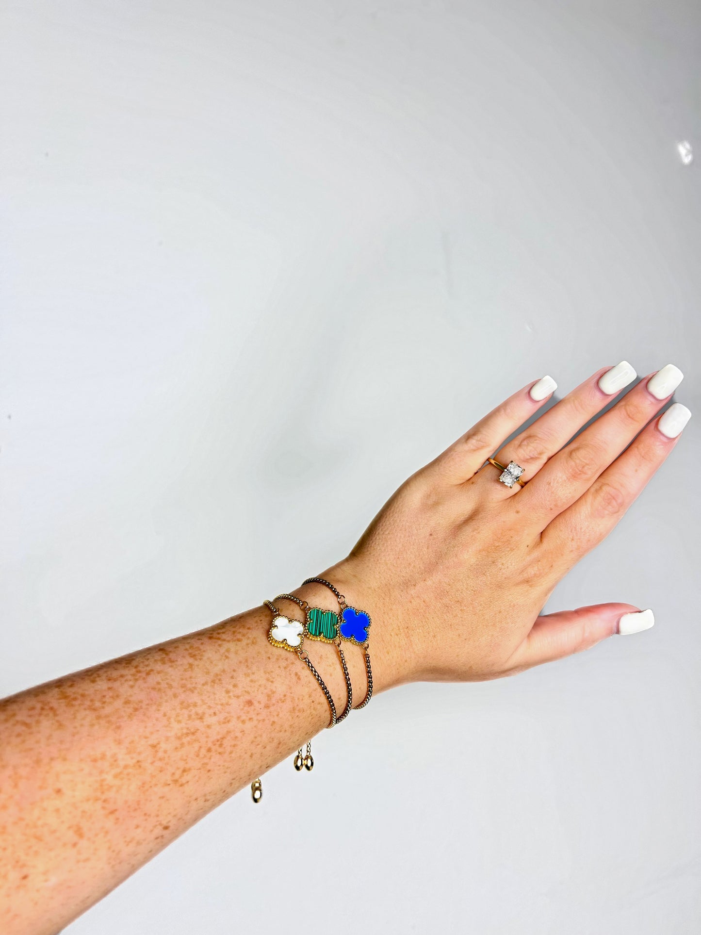 Lucky Charm Clover Adjuatable Bracelet