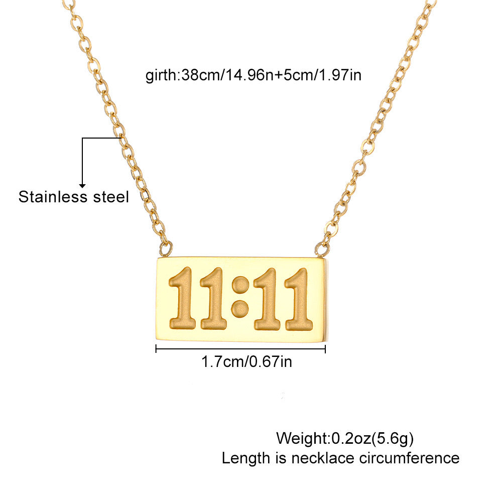 Manifestation Hour 11:11 Necklace