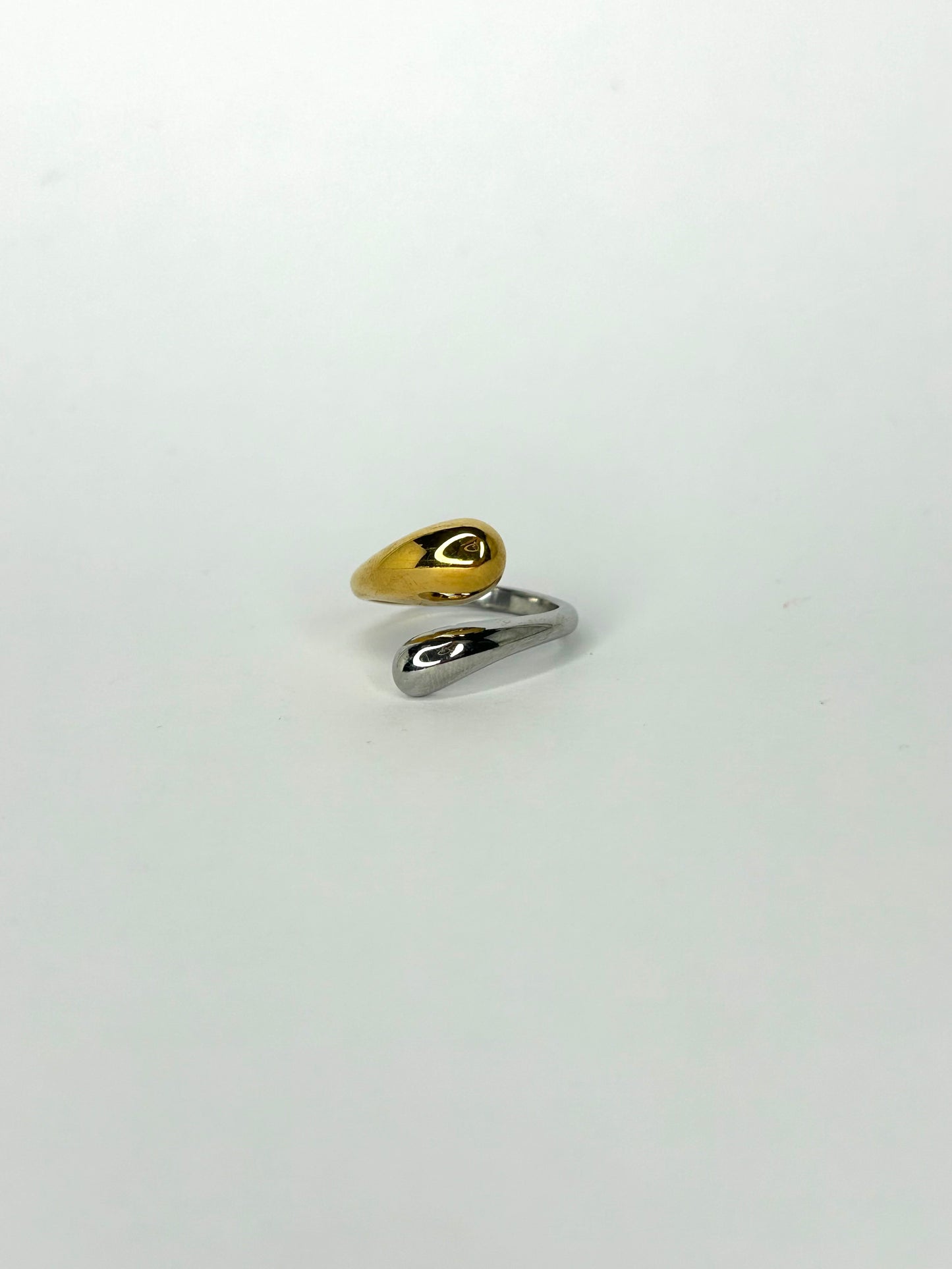 Mixed Metal Twist Tonight Ring
