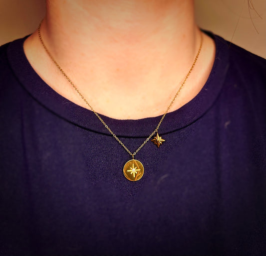 Shooting Star Charm Necklace