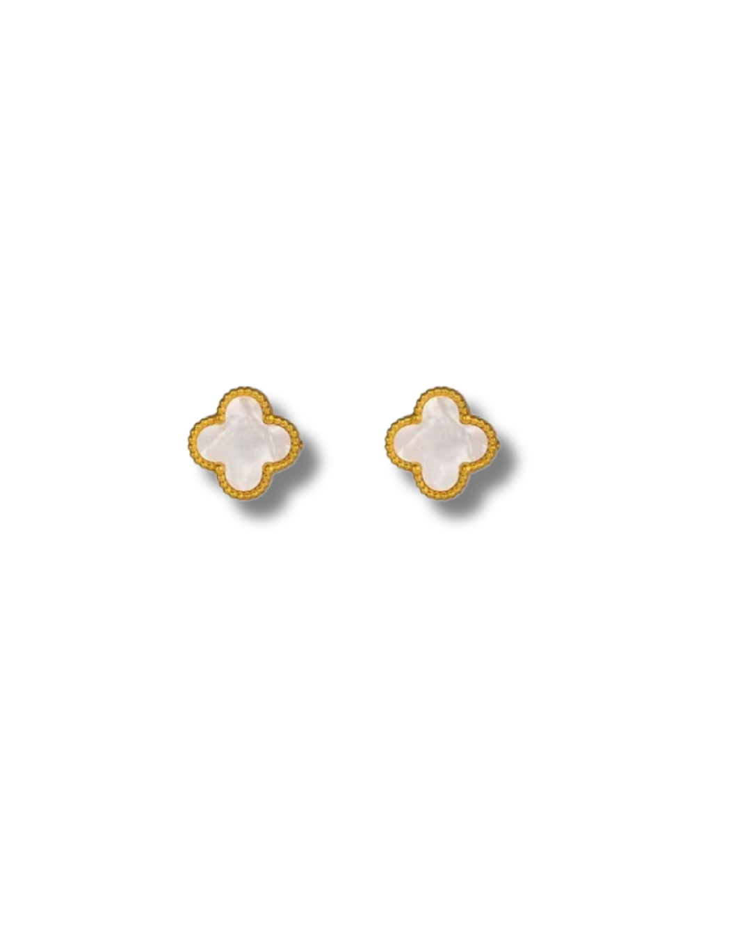 Whimsy White Clover Earrings