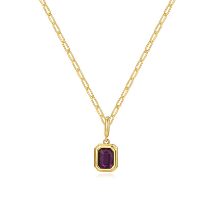 Birthstone Baddie Pendant Necklace