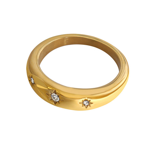 Stargazing Diamond Gold Ring