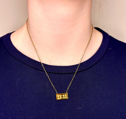 Manifestation Hour 11:11 Necklace