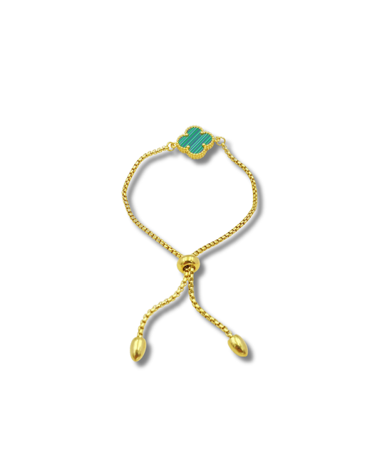 Lucky Charm Clover Adjuatable Bracelet