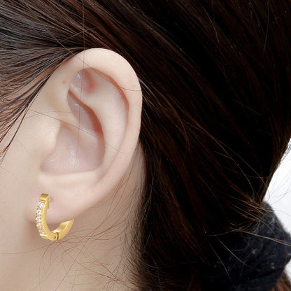 Shine Bright Huggy Hoop Earring