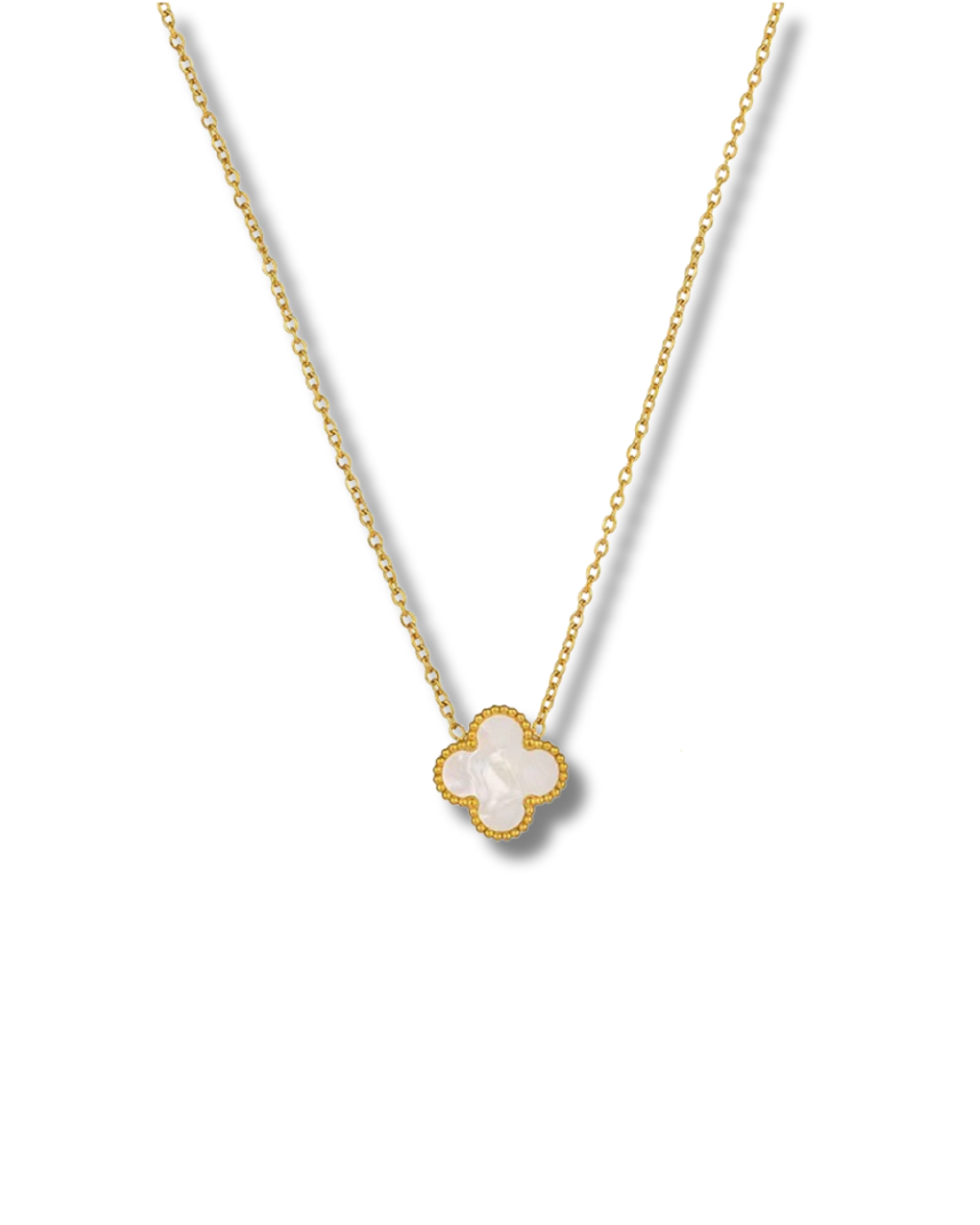 Whimsy White Clover Necklace