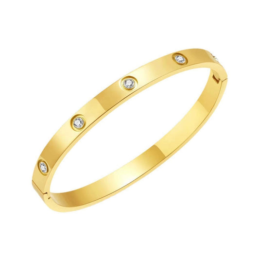 Stack Setter Diamond Bangle