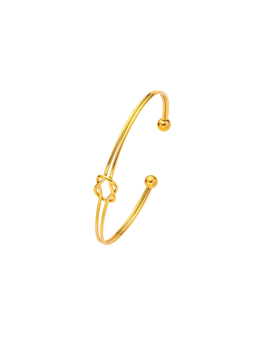 Tie The Knot Cuff Bangle