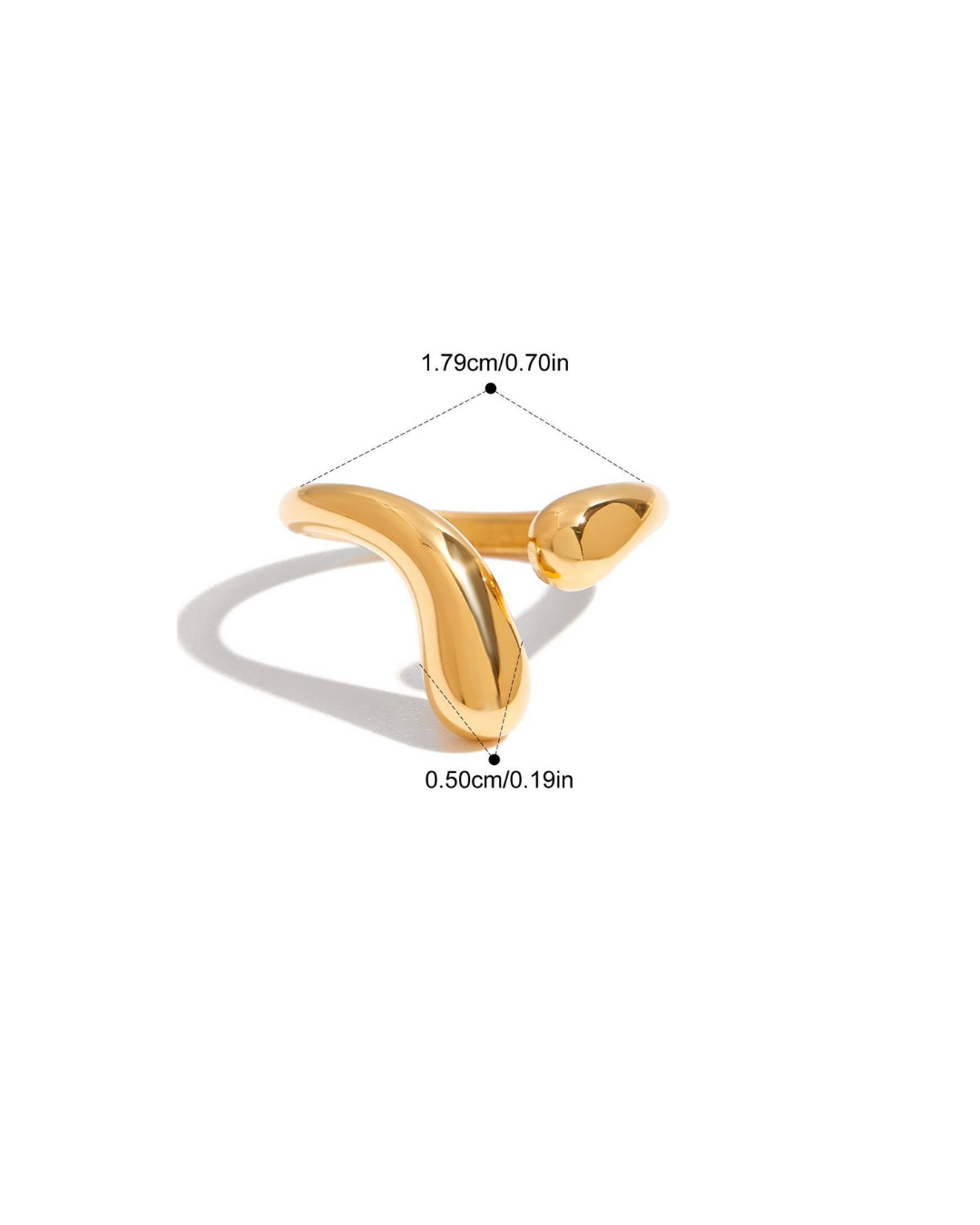 Dippin' Down Adjustable Ring