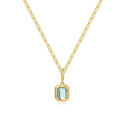 Birthstone Baddie Pendant Necklace