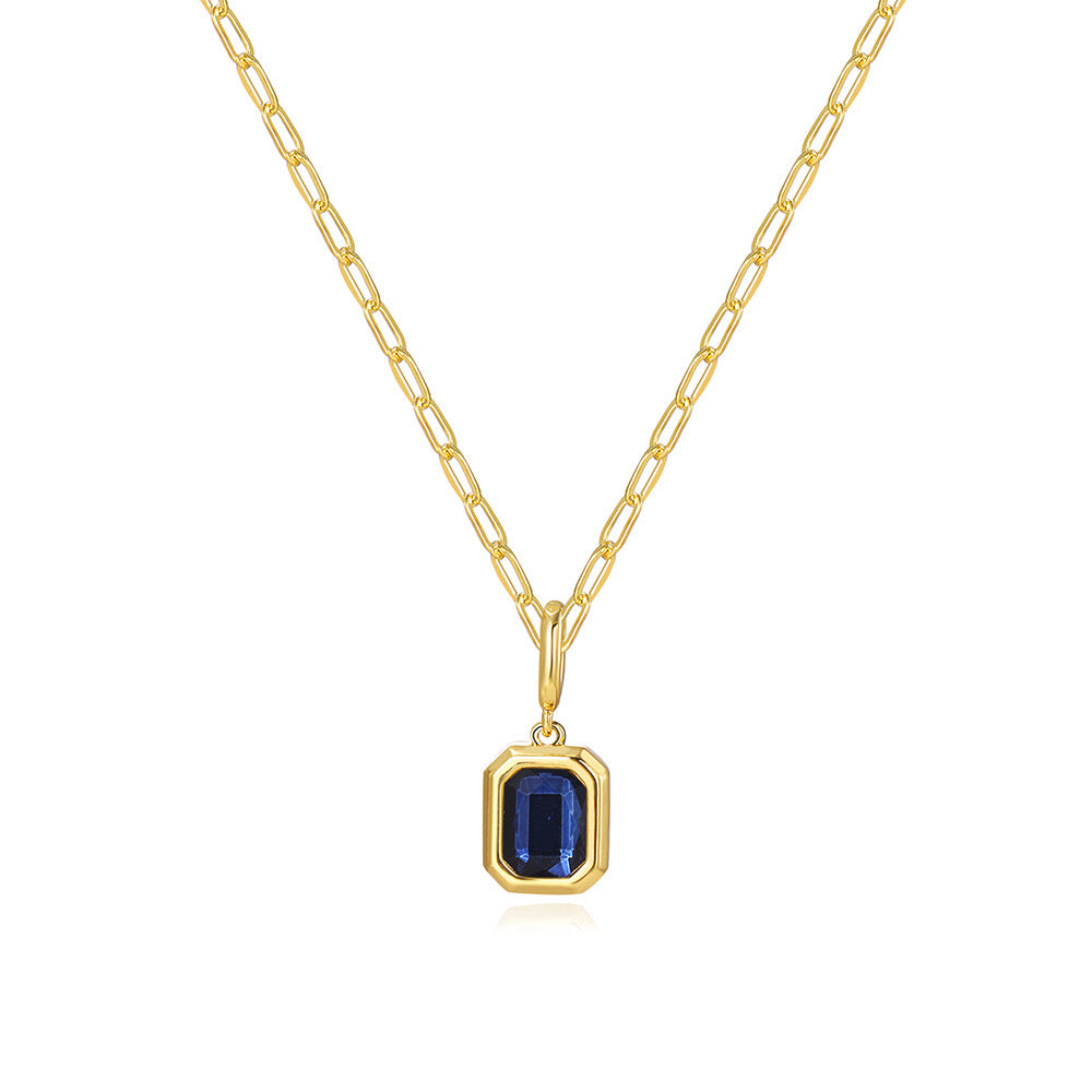 Birthstone Baddie Pendant Necklace