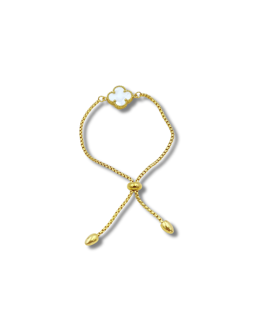 Lucky Charm Clover Adjuatable Bracelet