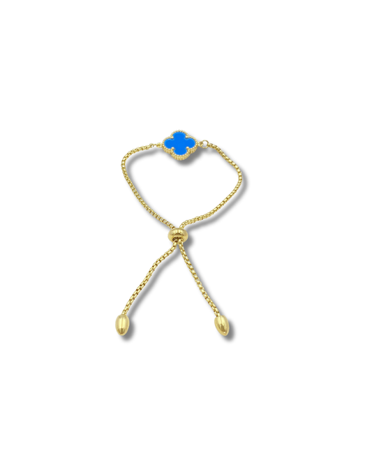 Lucky Charm Clover Adjuatable Bracelet