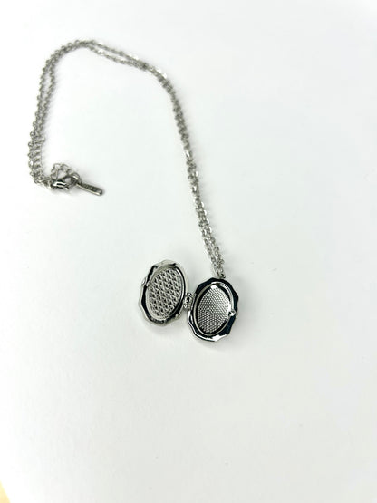 Holy Cross Locket Necklace