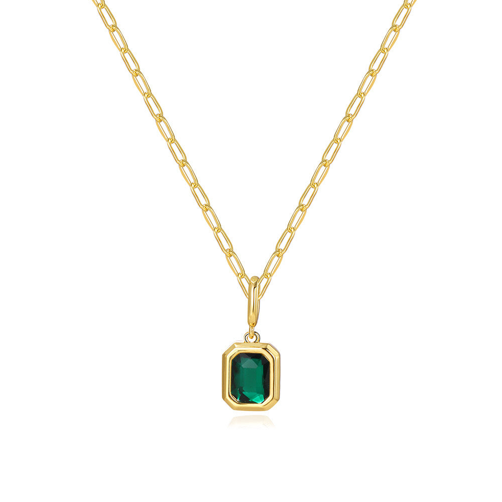 Birthstone Baddie Pendant Necklace