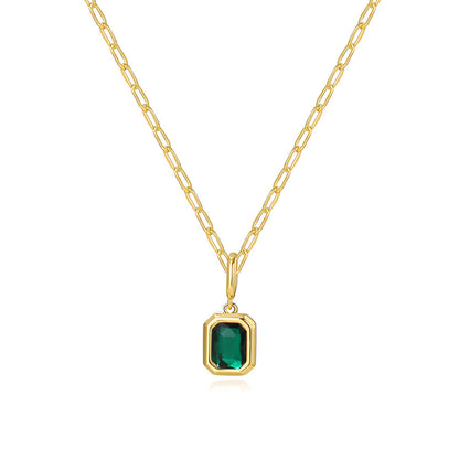 Birthstone Baddie Pendant Necklace