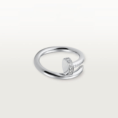 Nailed It Diamond Twist Ring