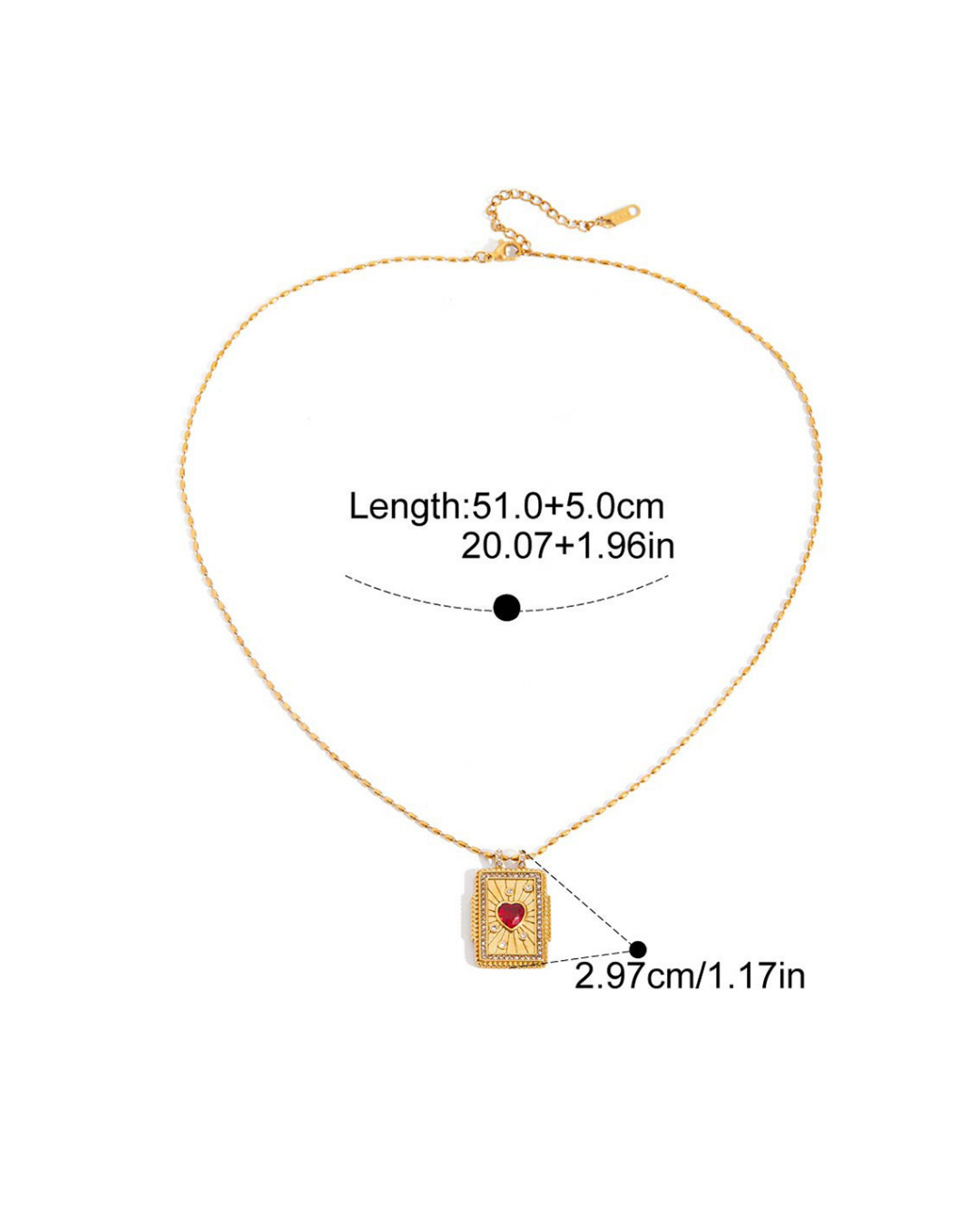 Adore You Heart Pendant Necklace