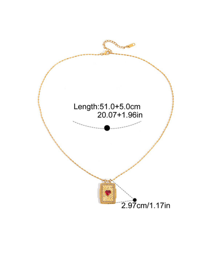 Adore You Heart Pendant Necklace