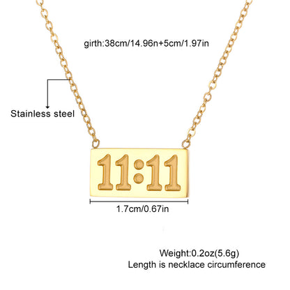 Manifestation Hour 11:11 Necklace