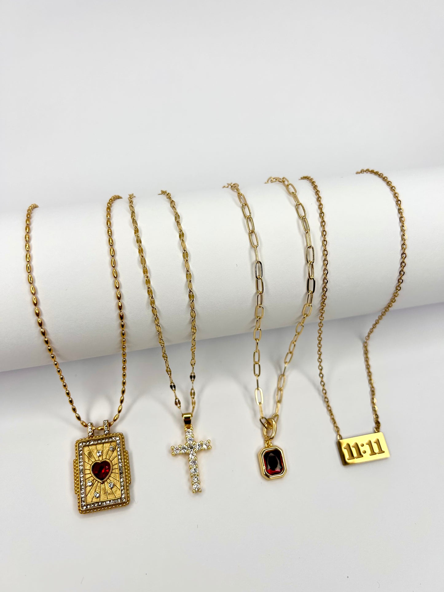 Gold Diamond Cross Necklace
