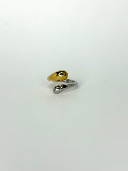 Mixed Metal Twist Tonight Ring