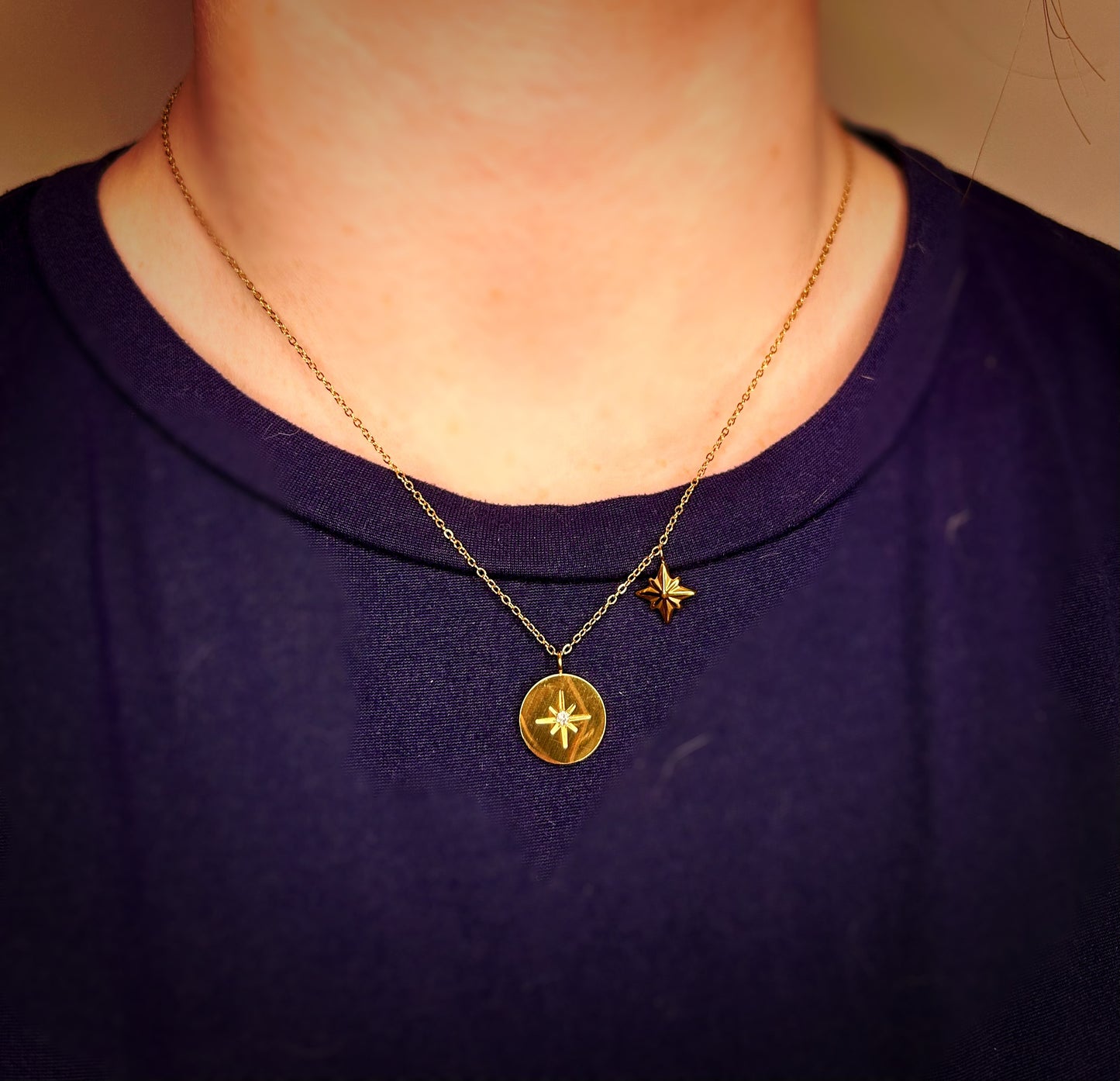 Shooting Star Charm Necklace