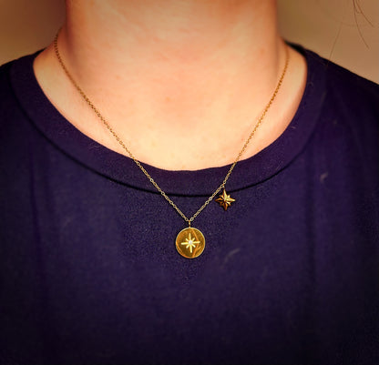 Shooting Star Charm Necklace