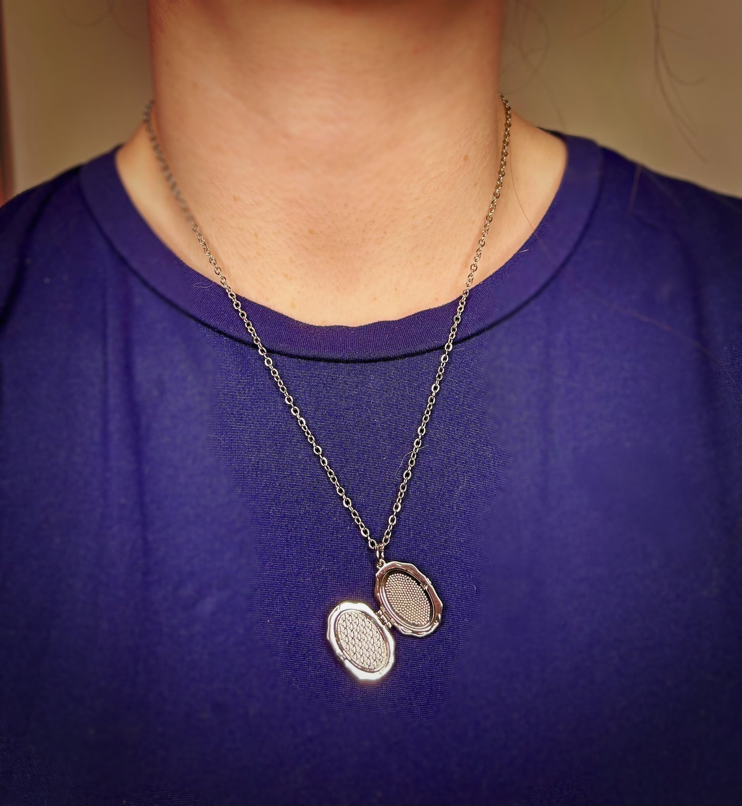 Holy Cross Locket Necklace