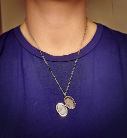 Holy Cross Locket Necklace