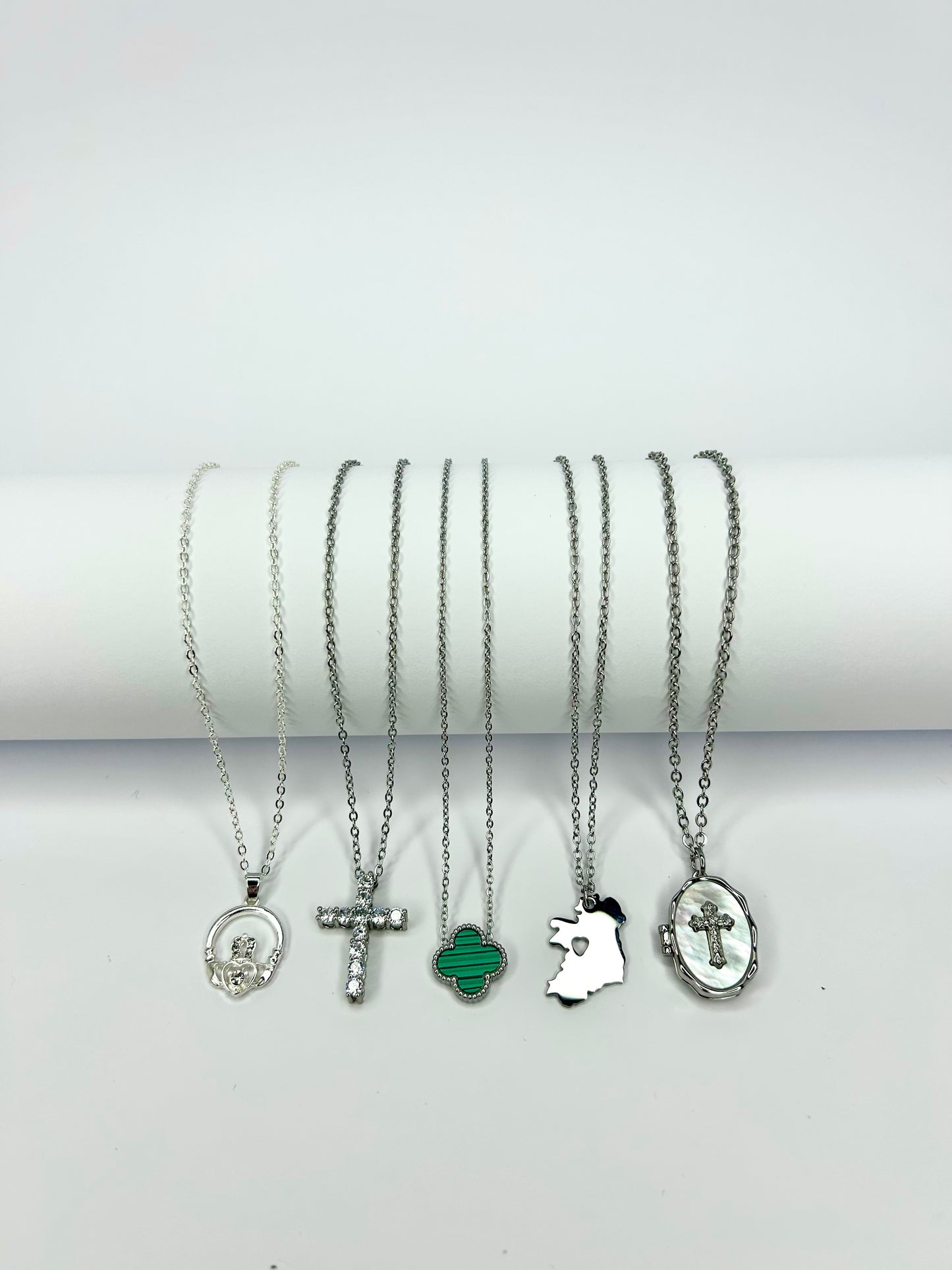 Claddagh Diamond Pendant Necklace