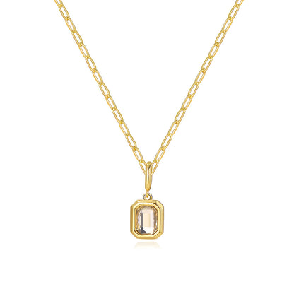 Birthstone Baddie Pendant Necklace