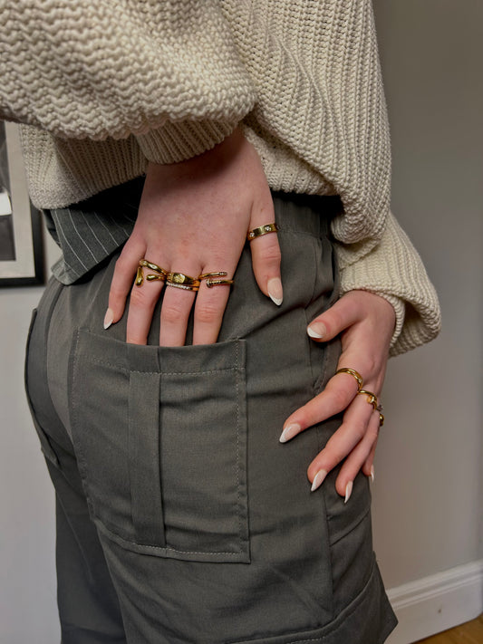 Stack Setter Diamond Ring