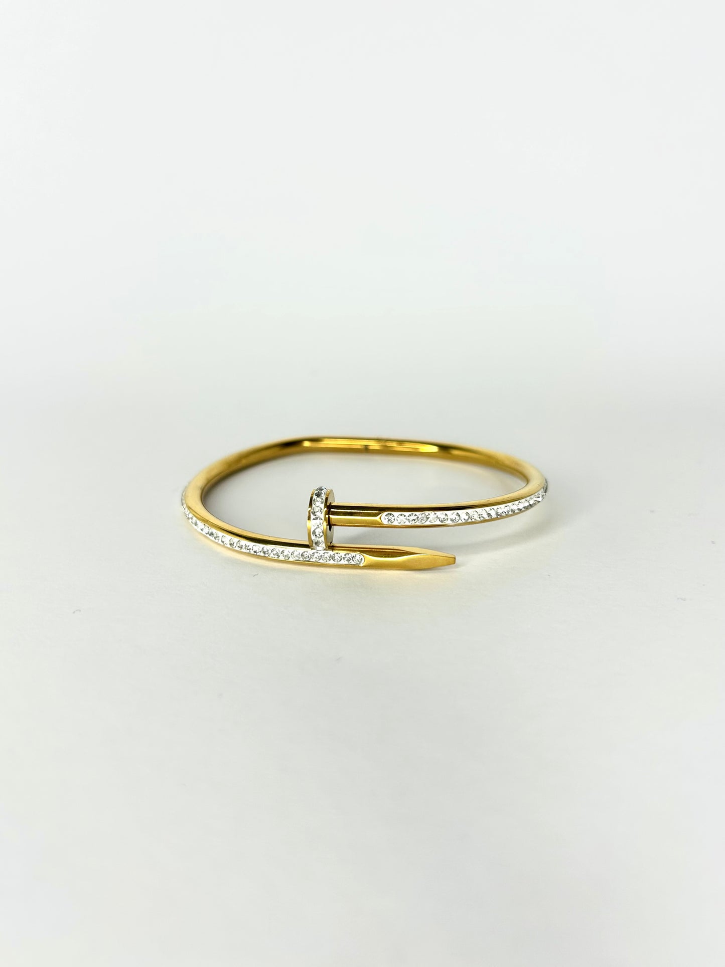 Nailed It Diamond Twist Bangle